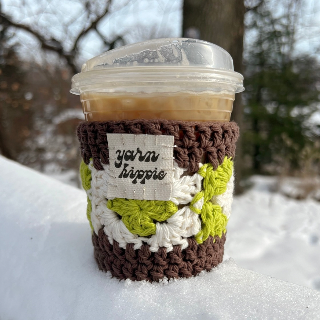 Coffee Sleeve — Retro Lime