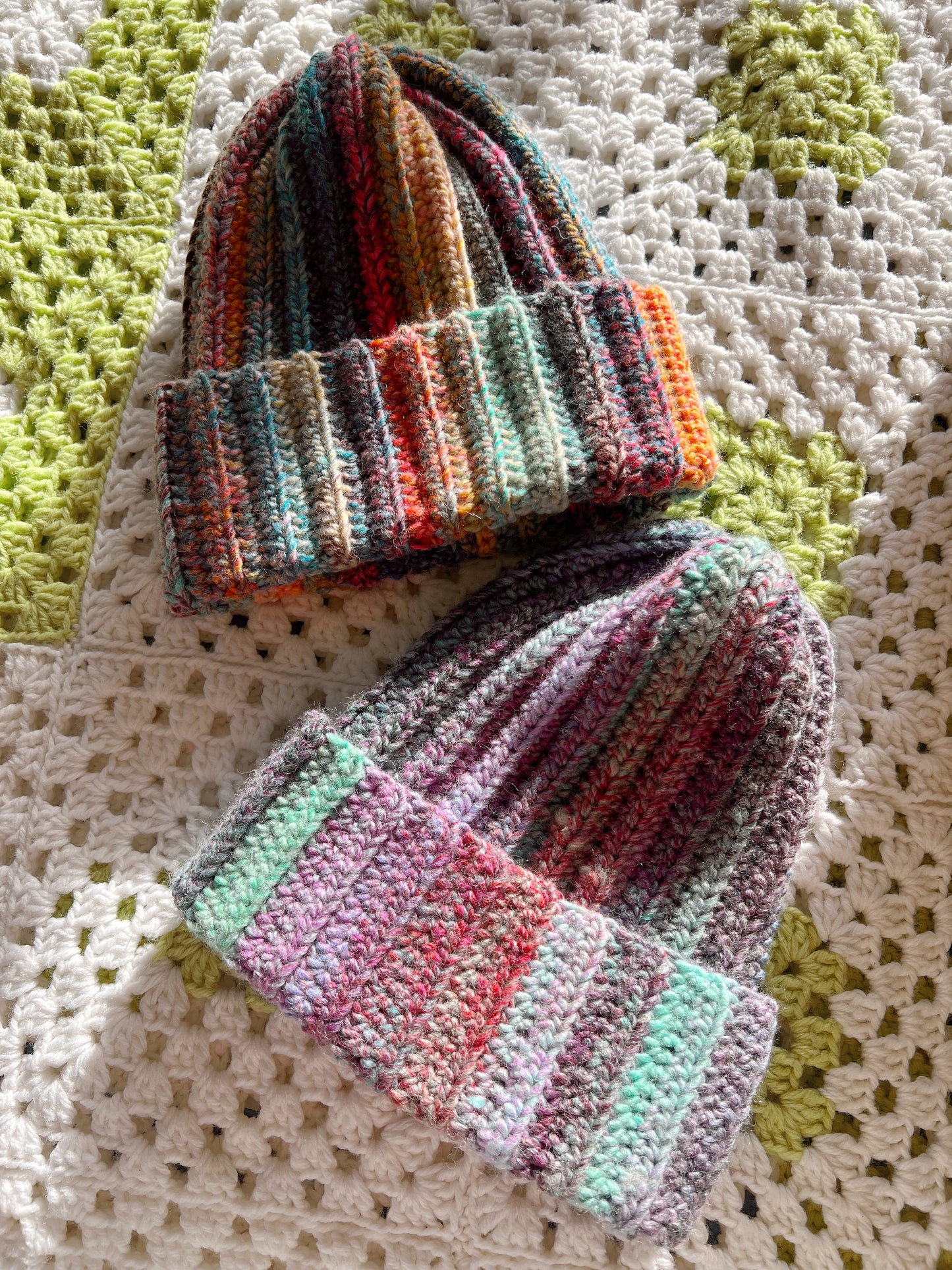 Woolie Beanie — Turquoise Twilight